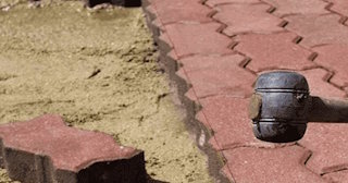 Укладка плитки на песок в Богородицке в октябре