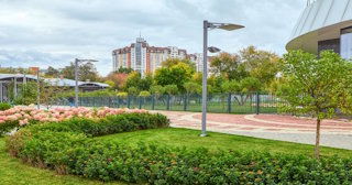 Профессиональное озеленение улиц в Богородицке в октябре