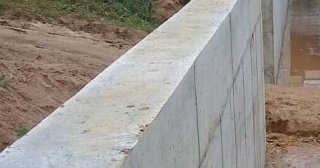 Строительство подпорной стенки из бетона в Богородицке в октябре